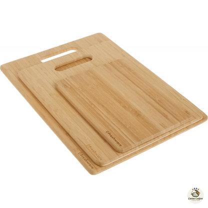 planche a decouper bamboo lot de 3 cuisine image 4