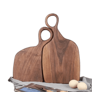Planche à Découper Cuisine Bois Noyer Massif Traditionnelle