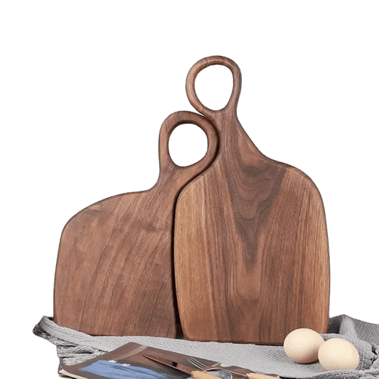 Planche à Découper Cuisine Bois Noyer Massif Traditionnelle