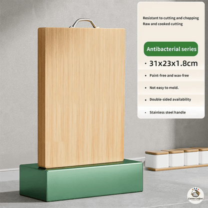 planche a decouper en bambou 31x23x18cm double face image 1