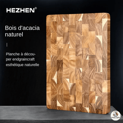 planche a decouper hezhen acacia double face image 1
