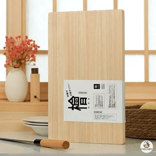 planche a decouper japonaise hinoki bois cypres naturel image 1