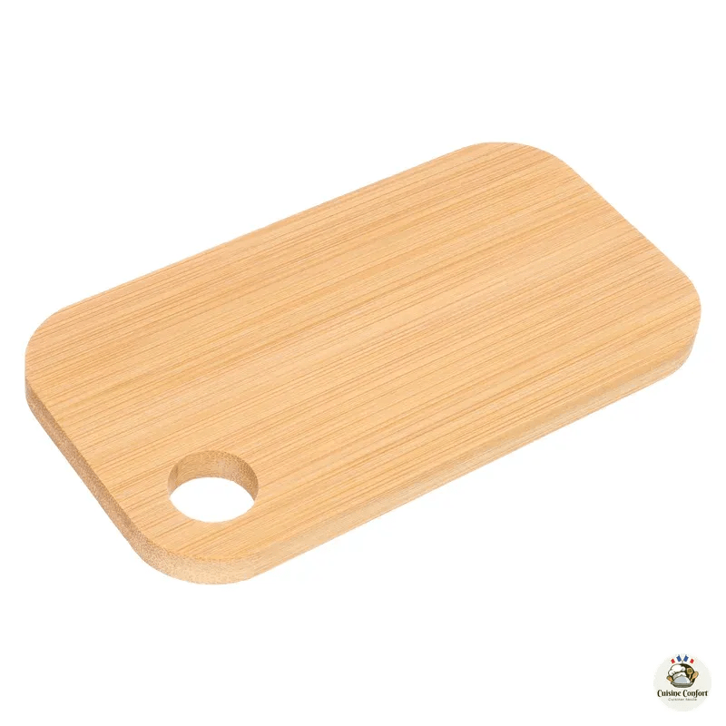 planche a decouper portable en bois pour camping image 1