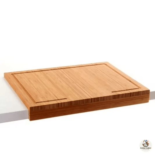 planche a decouper starley en bambou naturel antiderapant image 1
