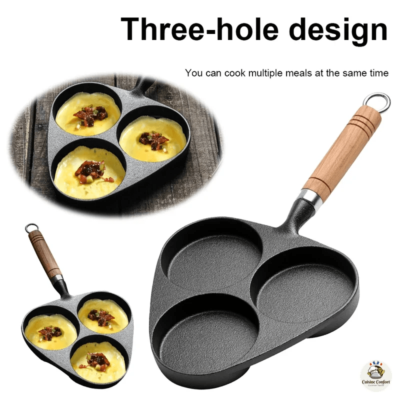 poele a crepes fonte manche bois antiadhesive 3 image 2