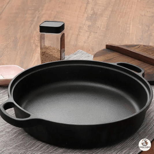 poele en fonte epaisse pour marmite fer induction image 1
