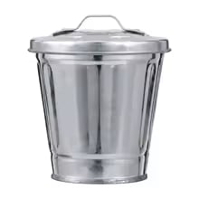 pot-metal-compost-rangement-bureau image 1