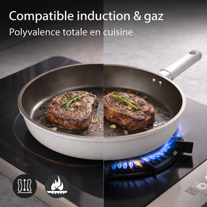 Poêle en Titane Antiadhésive Induction
