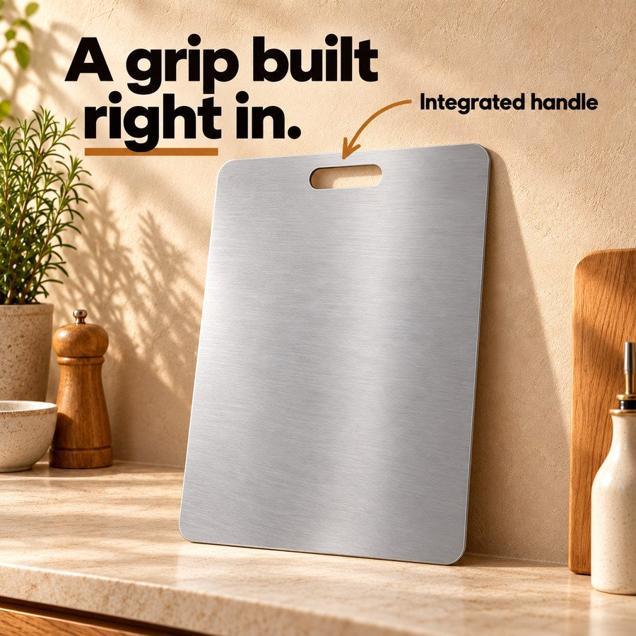 A grip built right in. Integrated handle