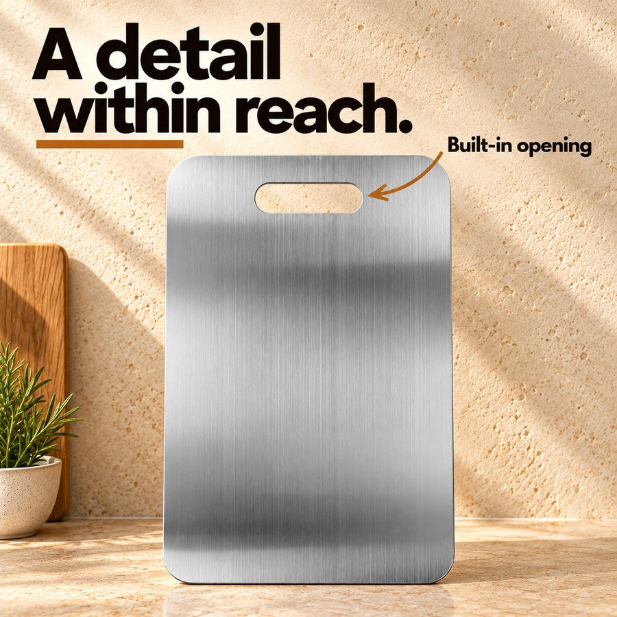 A detail within reach. Built-in opening