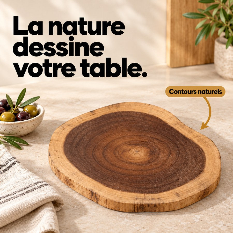 La nature dessine votre table. — Contours naturels