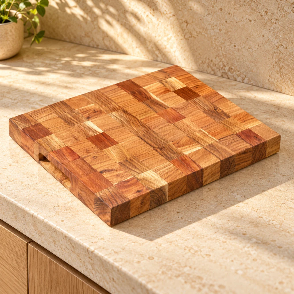 Solid Acacia Block Cutting Board
