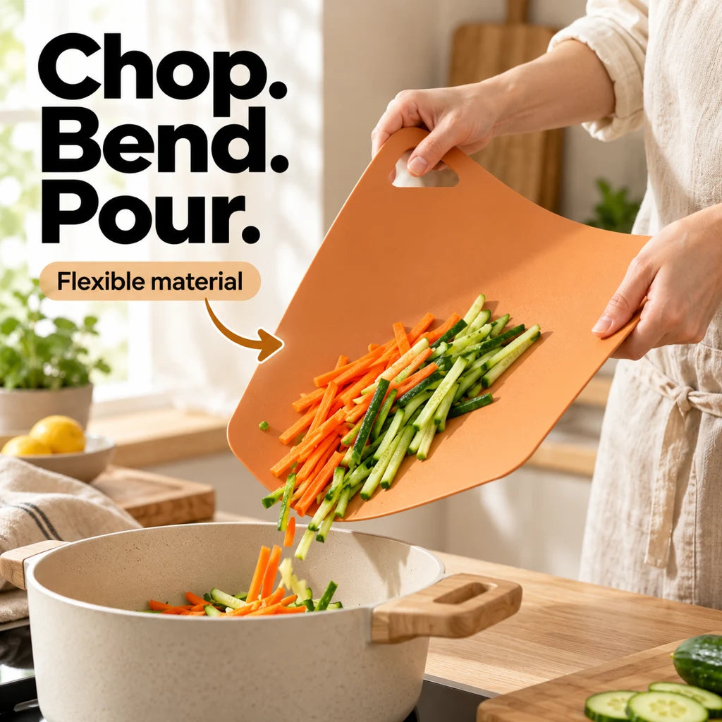 Flexible Colorful Plastic Cutting Board — view 2