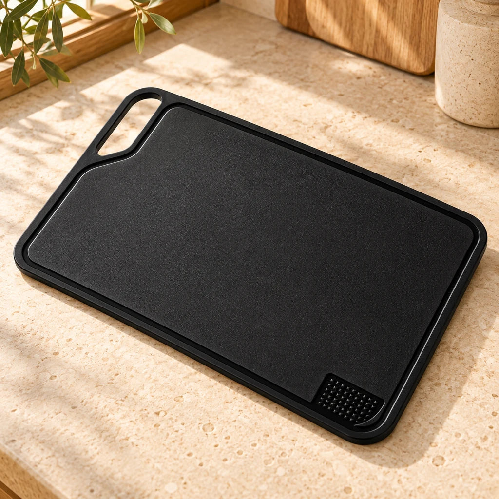 Multifunction Cutting Board with Garlic Press
