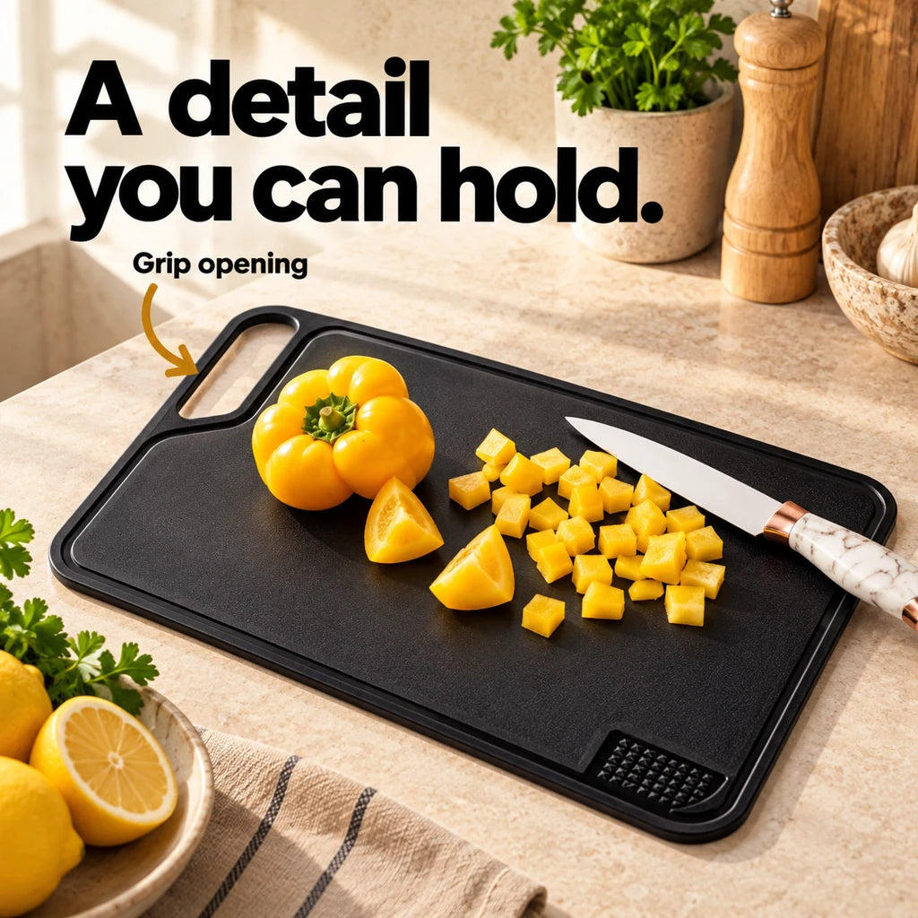 Multifunction Cutting Board with Garlic Press — view 3