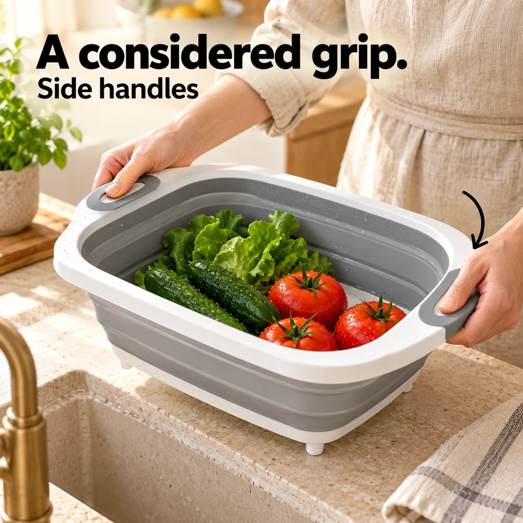 2-in-1 Cutting Board and Vegetable Container — view 3