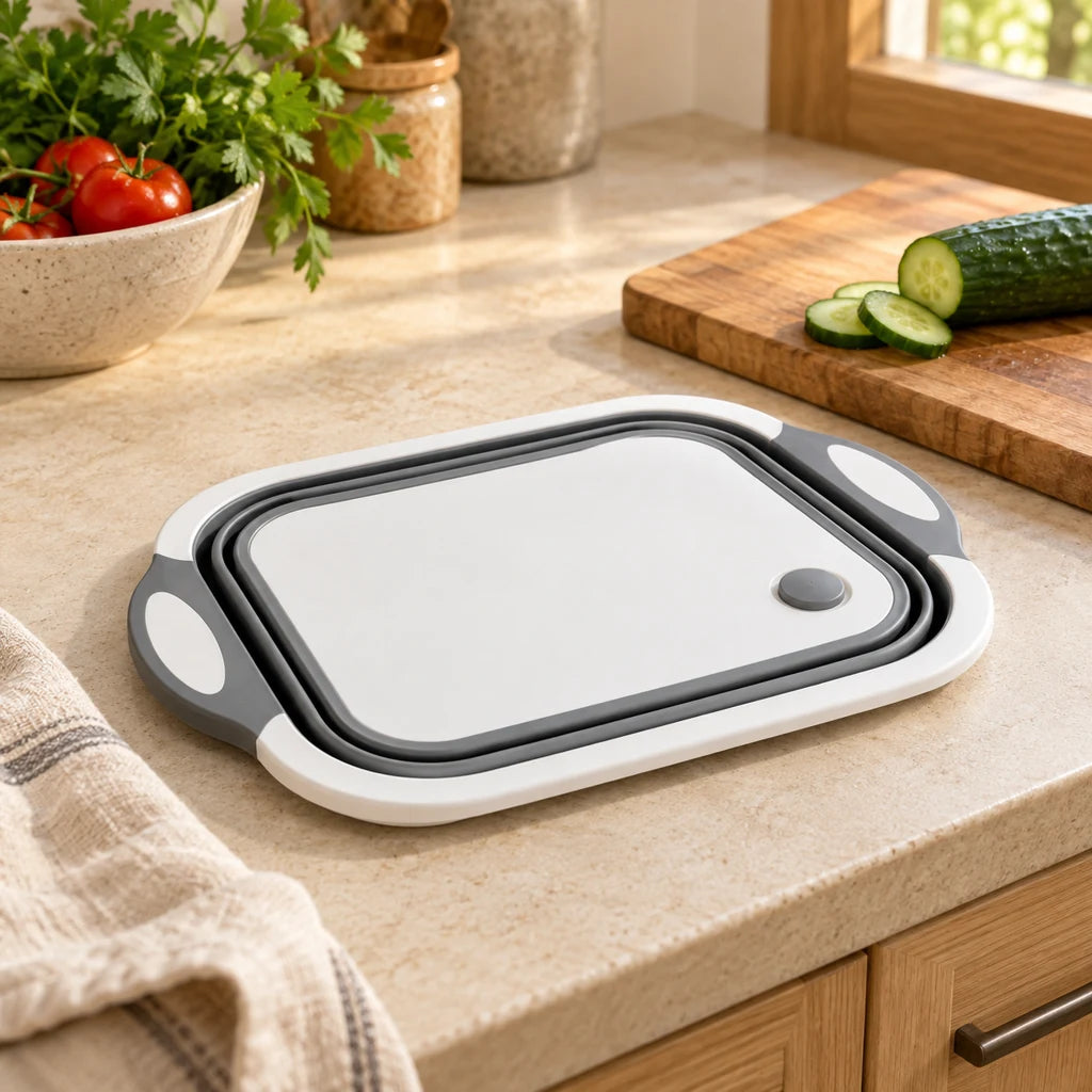 2-in-1 Cutting Board and Vegetable Container — view 4
