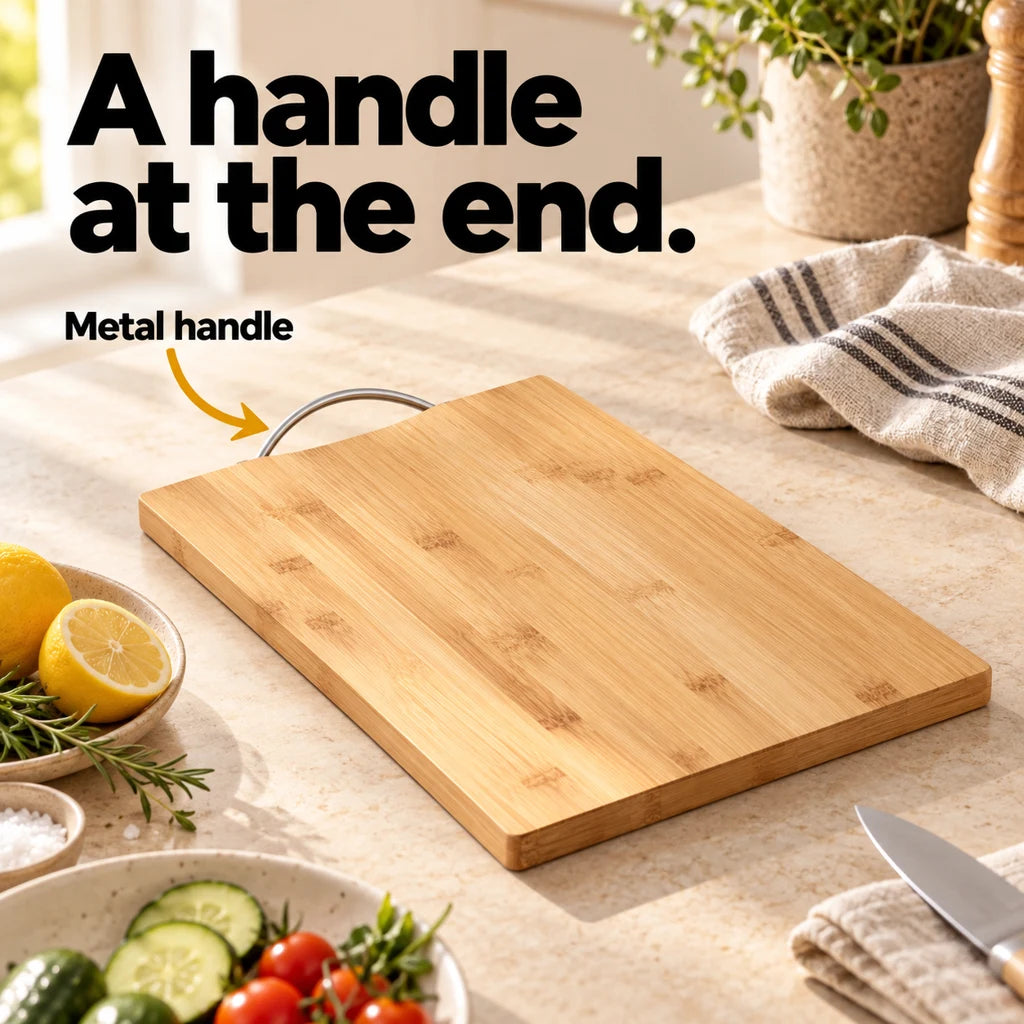Rectangular Bamboo Cutting Board — view 2