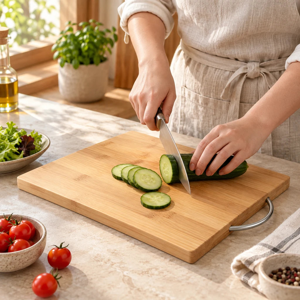 Rectangular Bamboo Cutting Board — view 7