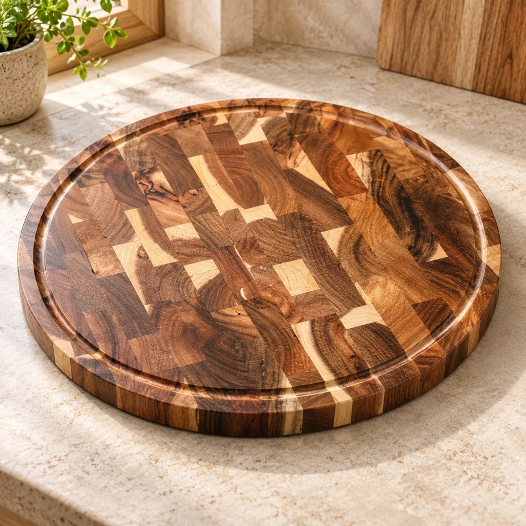 Xinzuo Round Acacia Cutting Board