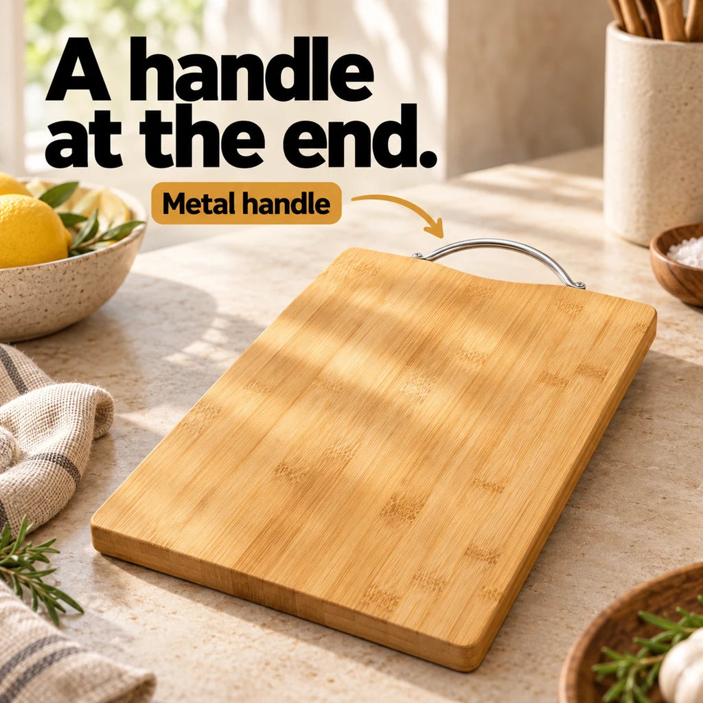 Natural Bamboo Cutting Board — view 2