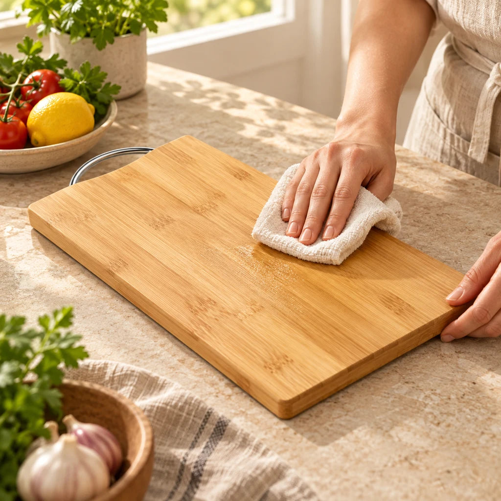 Natural Bamboo Cutting Board — view 4