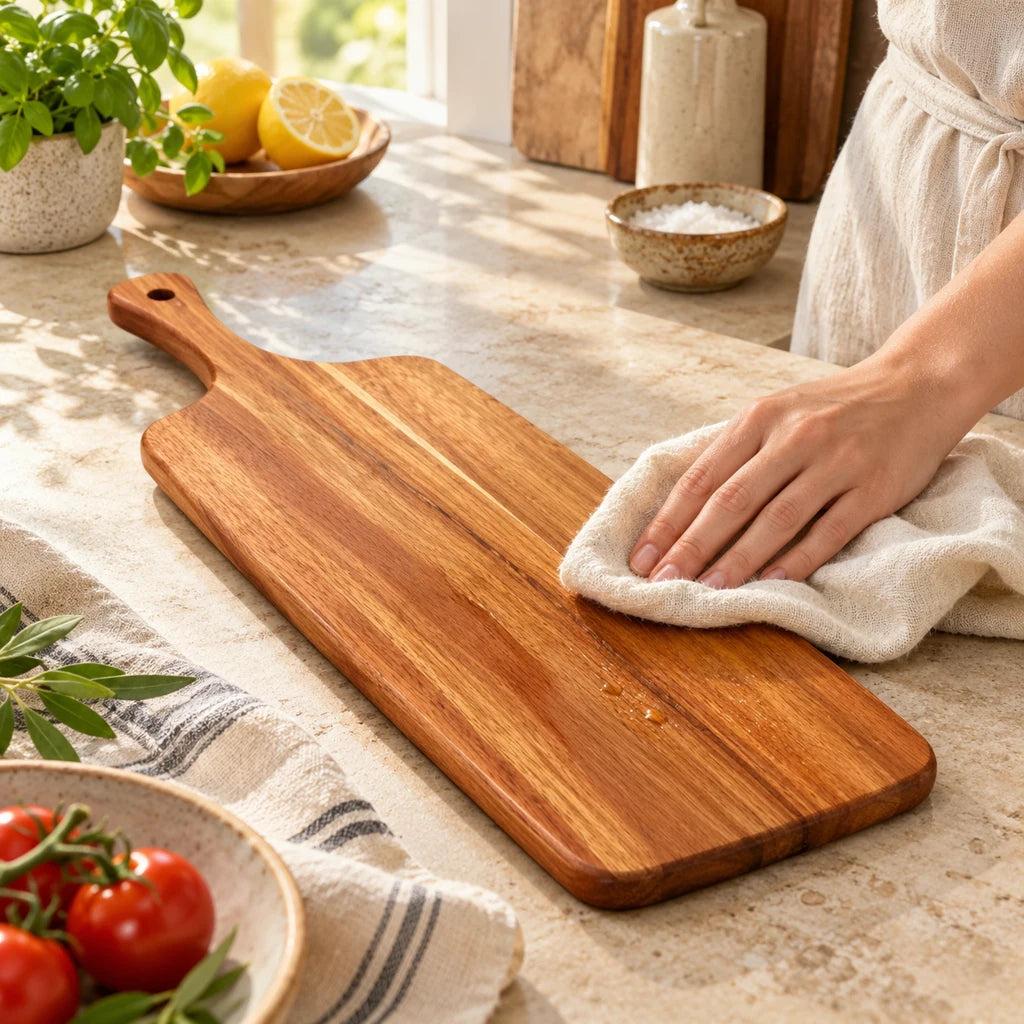 Solid Wood Cheese Board — view 7