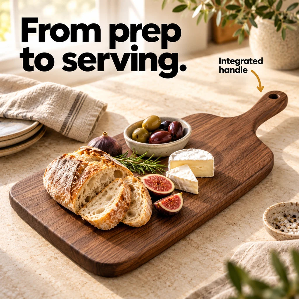 Multipurpose Solid Wood Cutting Board — view 3
