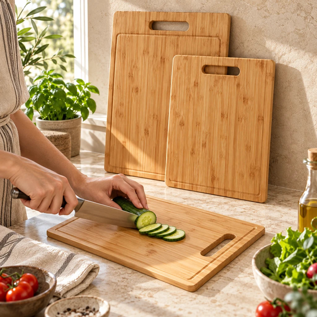 Bamboo Cutting Boards, Set of 3 — view 4