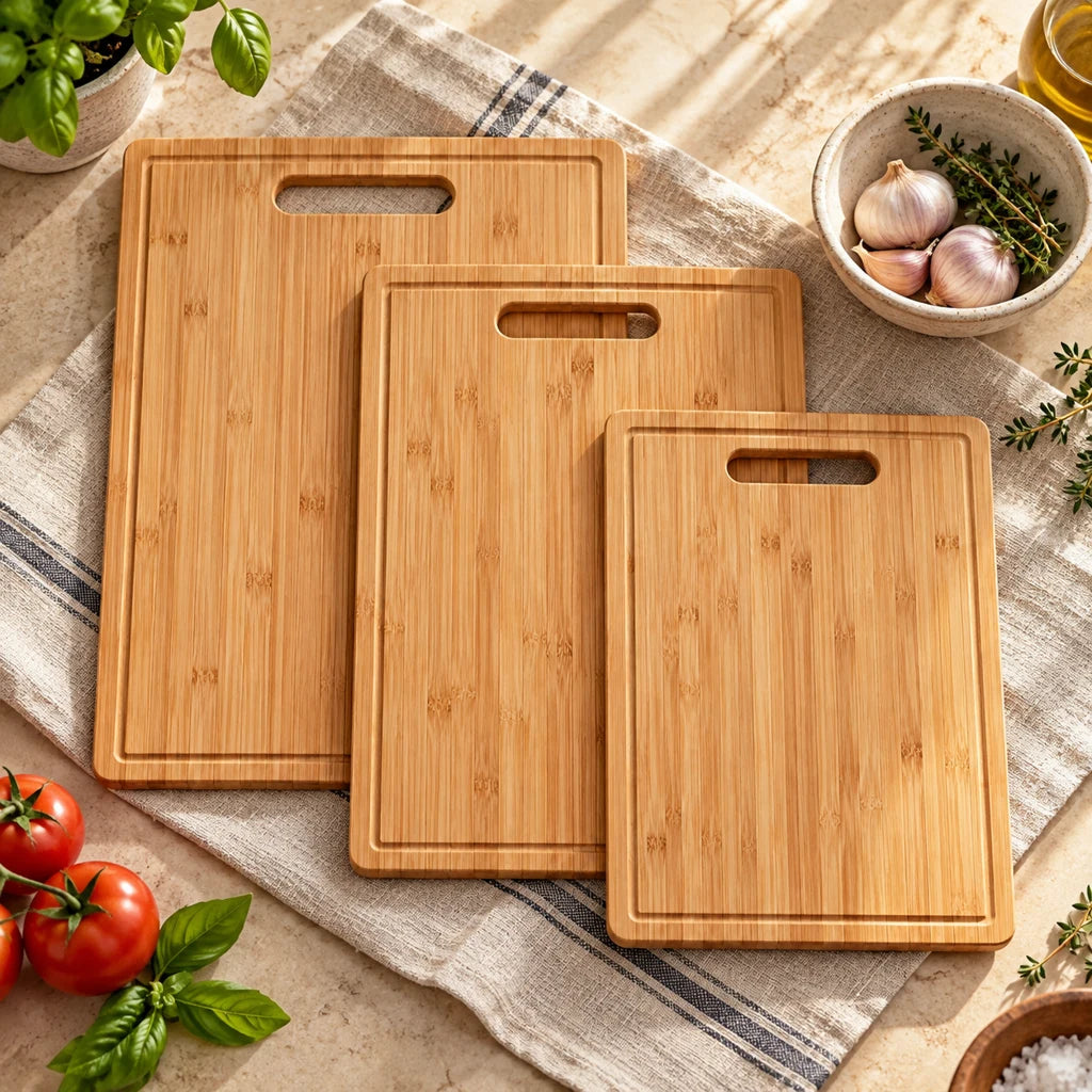 Bamboo Cutting Boards, Set of 3 — view 5