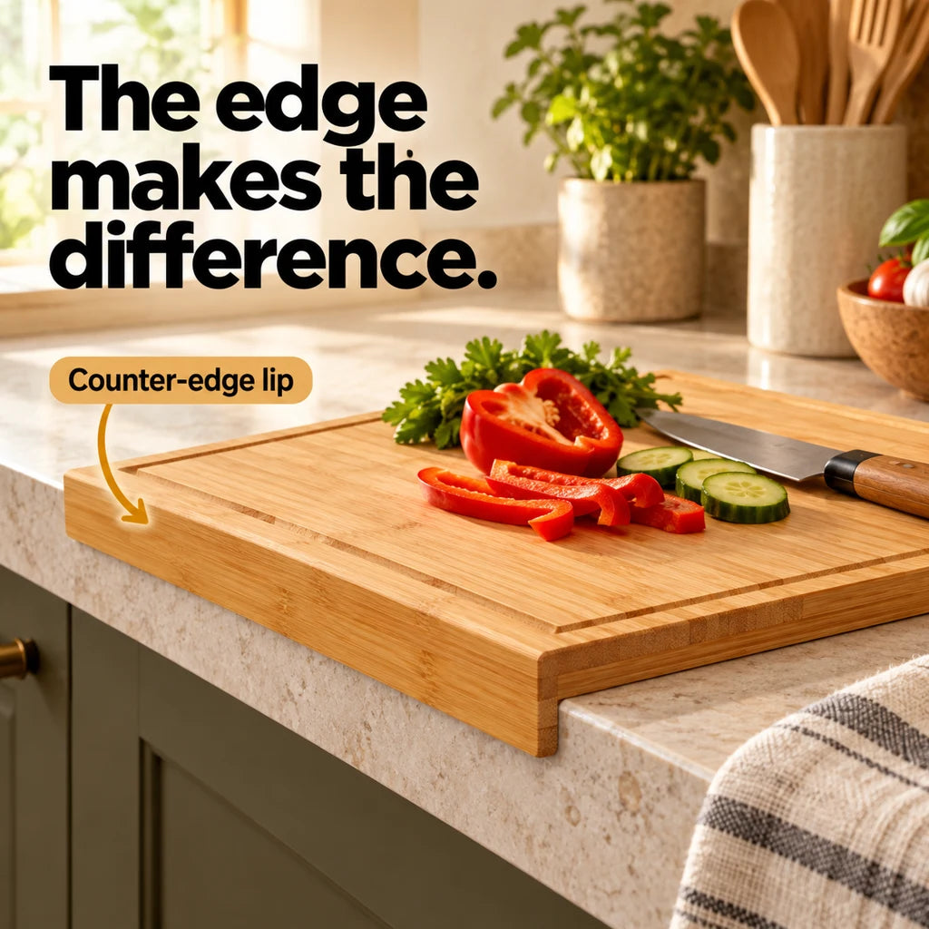Starley Natural Bamboo Cutting Board — view 2