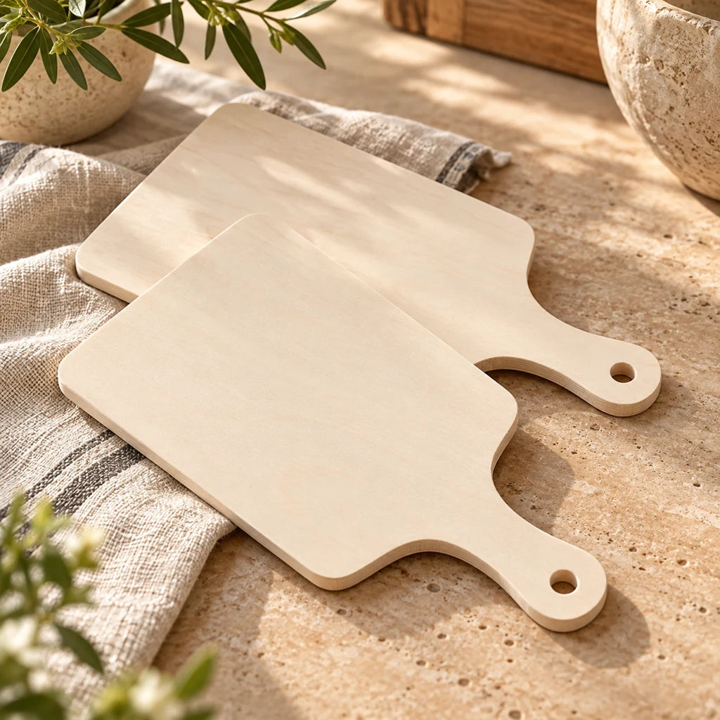 Small Unfinished Wooden Boards, Set of 10 — view 7