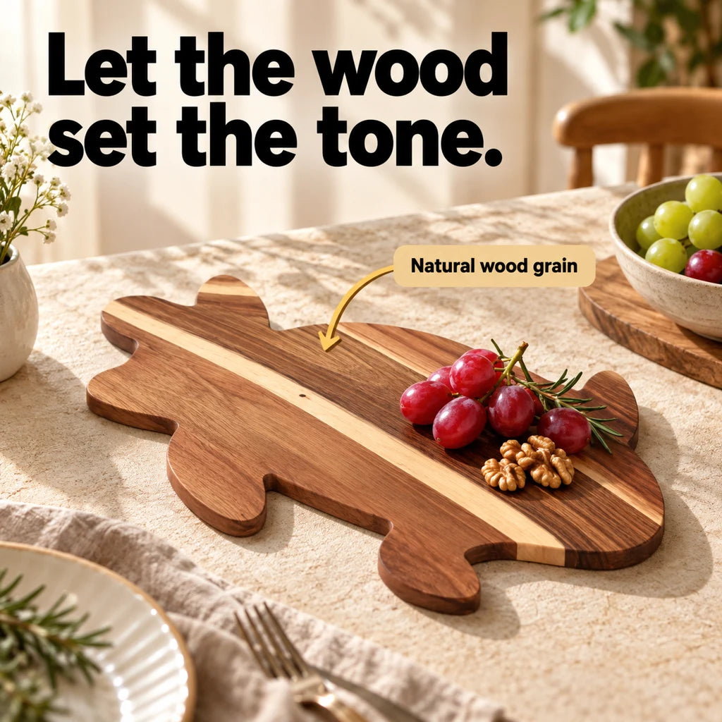 Wooden Vegetable Prep Board — view 3
