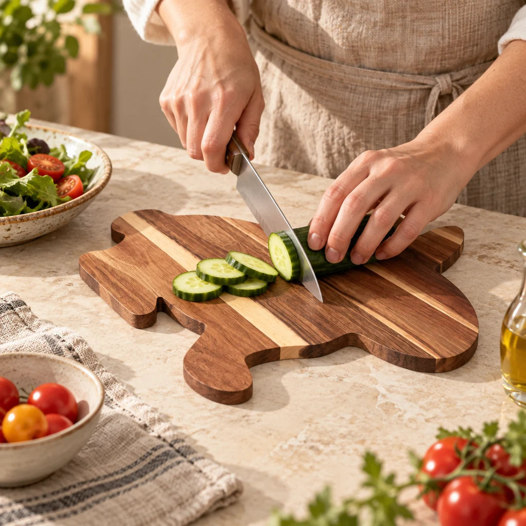 Wooden Vegetable Prep Board — view 5