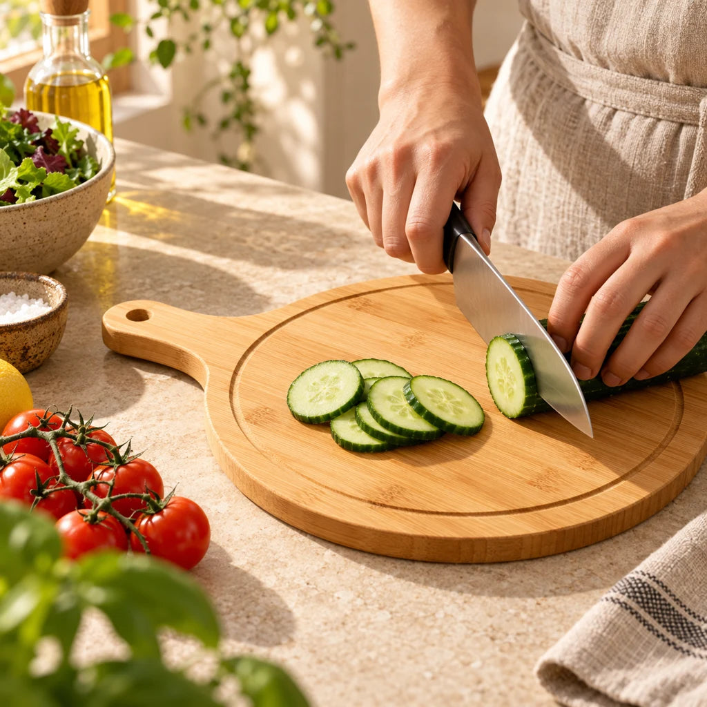 Round Bamboo Cutting Board — view 4
