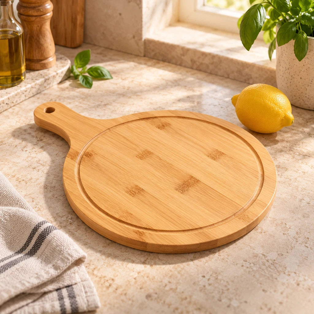 Round Bamboo Cutting Board — view 6