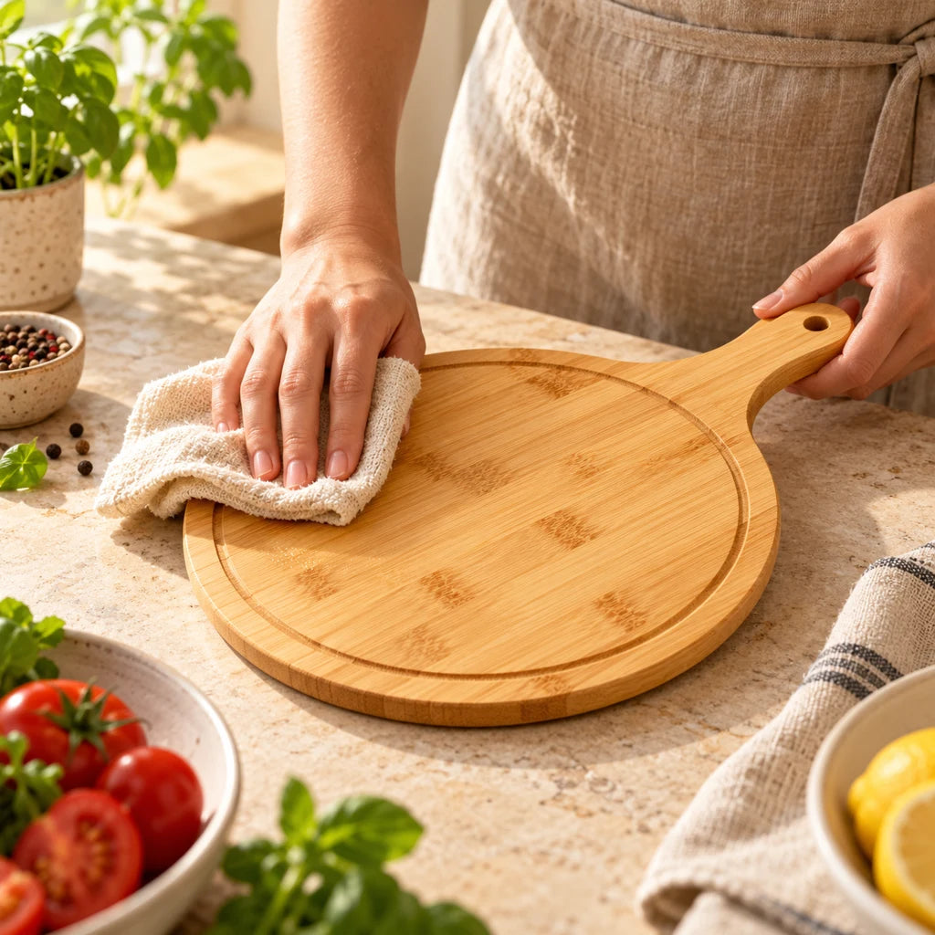 Round Bamboo Cutting Board — view 8