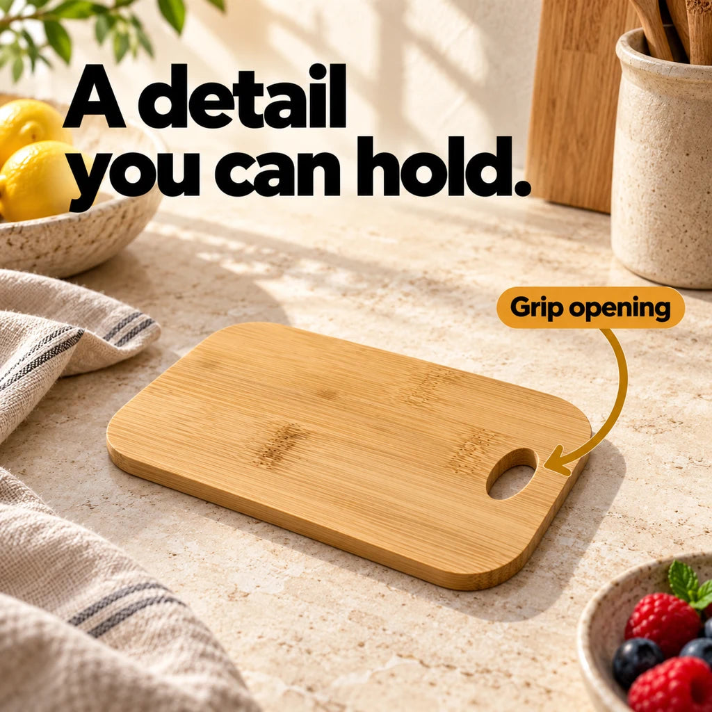 Lightweight Wooden Cutting Board — view 2