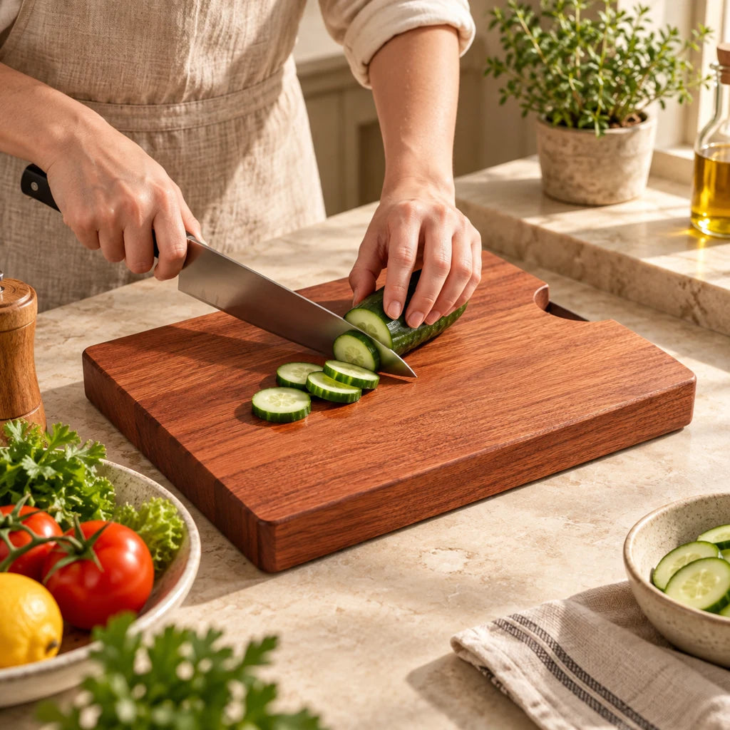 Thick Solid Wood Cutting Board — view 5