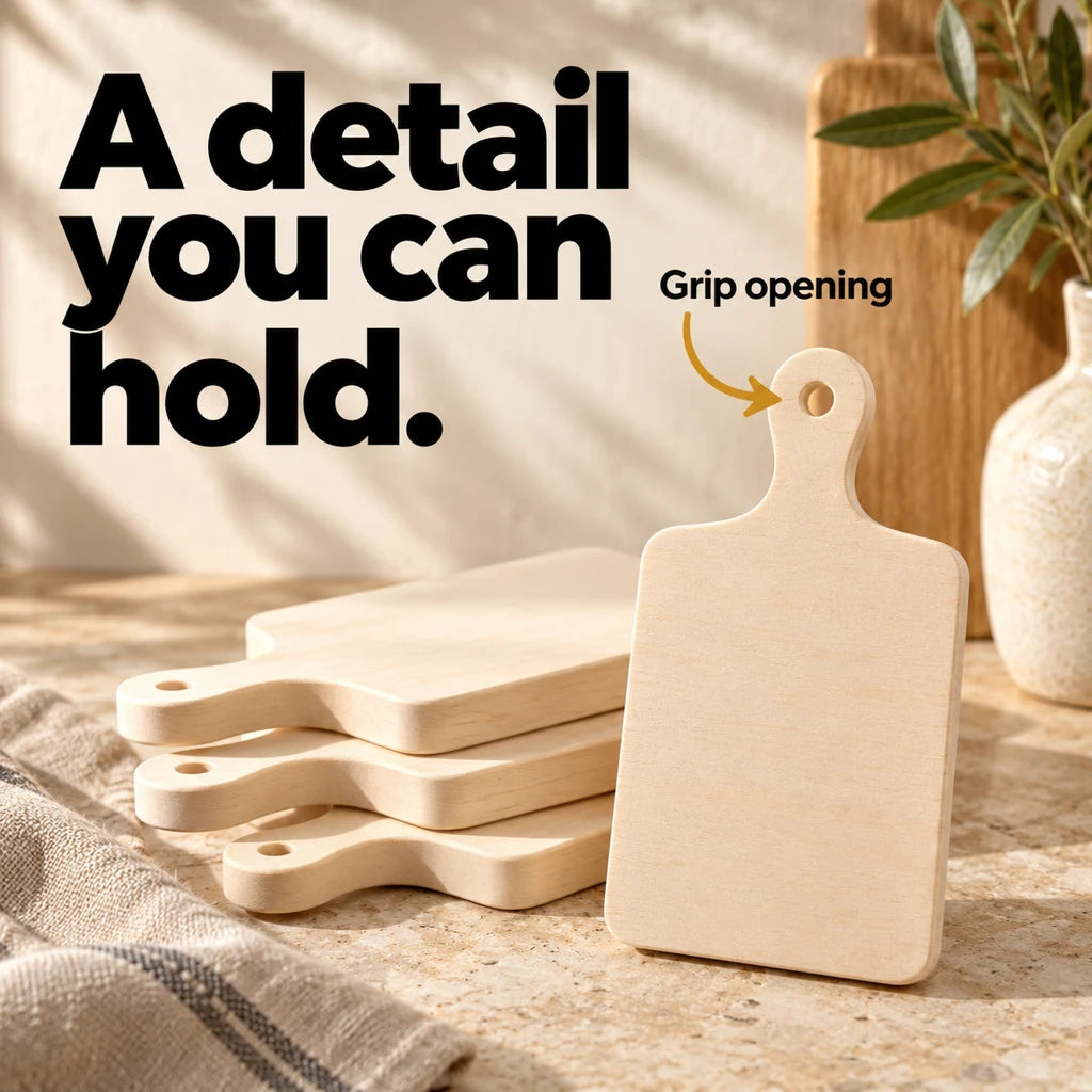Wooden Cutting Board Set, 4 Pieces — view 3