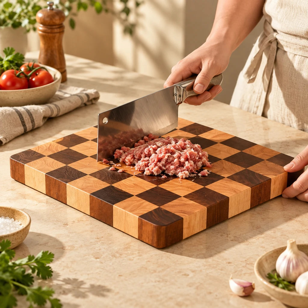 Beech Checkerboard Cutting Board — view 4