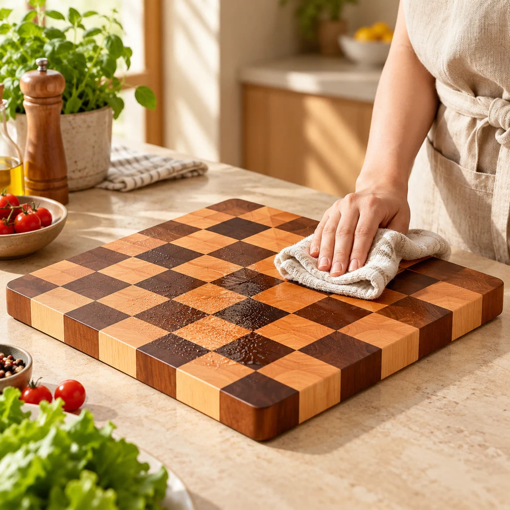Beech Checkerboard Cutting Board — view 5