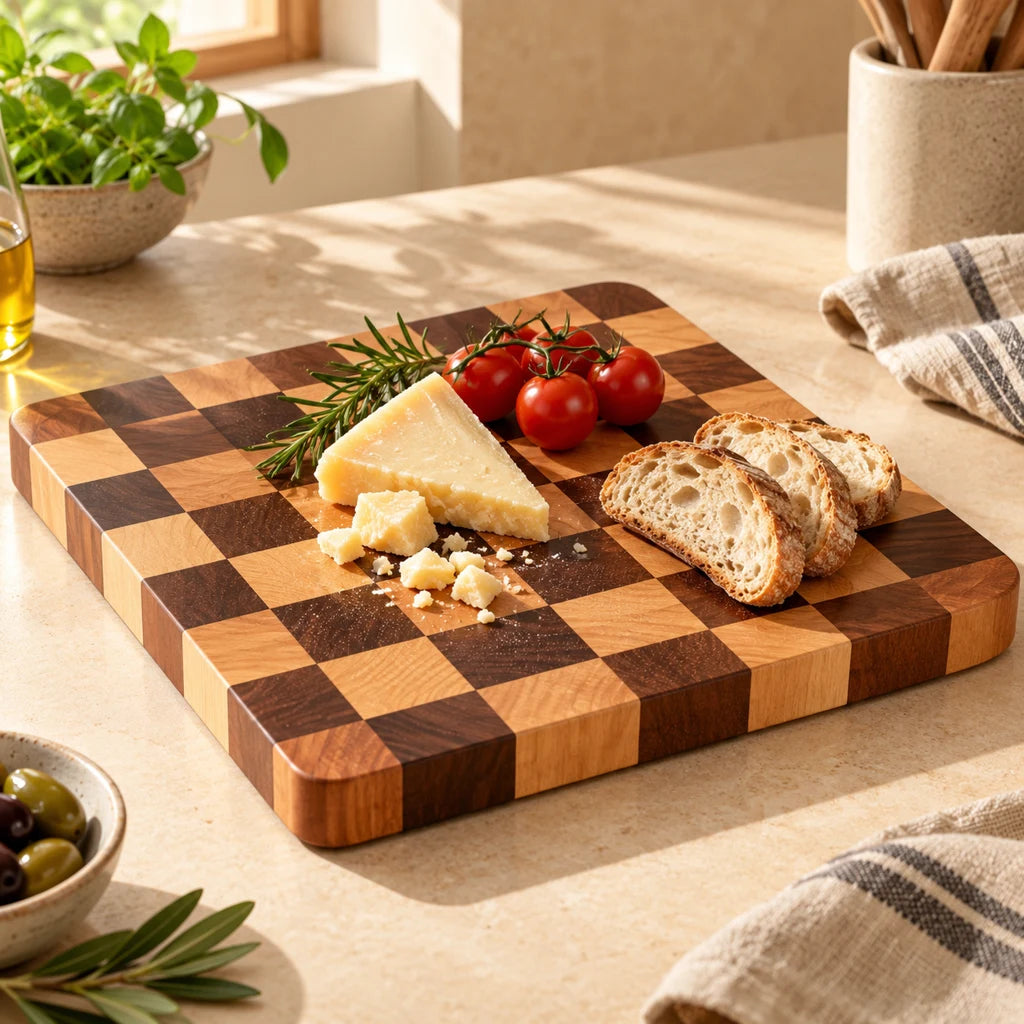 Beech Checkerboard Cutting Board — view 6