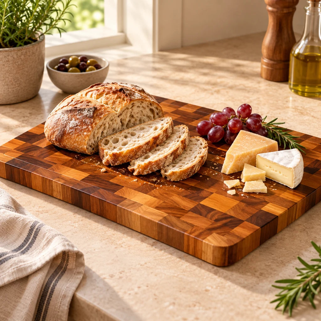 Large Reversible Acacia Cutting Board — view 4