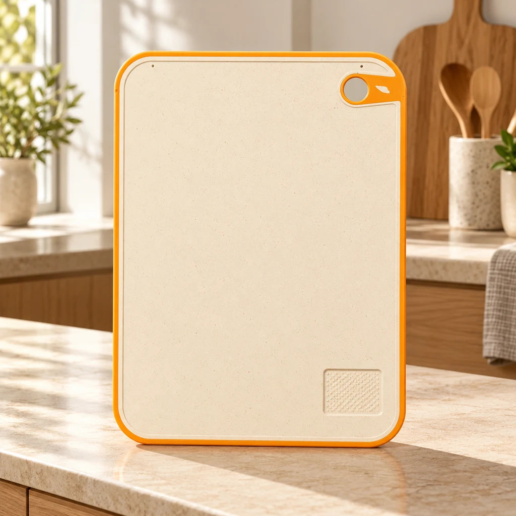 Dual-Sided Wheat Straw Cutting Board