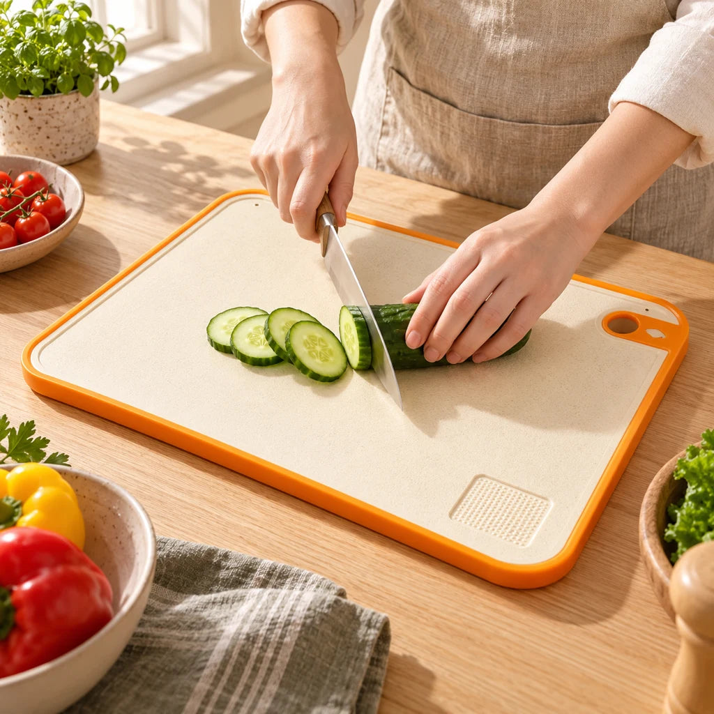 Dual-Sided Wheat Straw Cutting Board — view 5