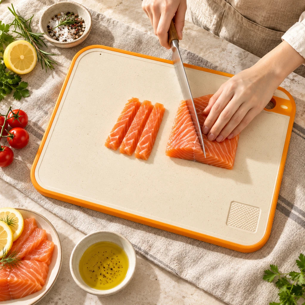 Dual-Sided Wheat Straw Cutting Board — view 6