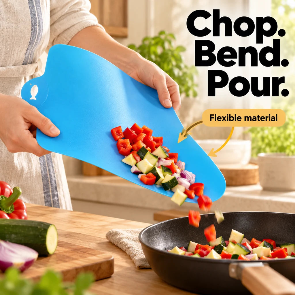 Lightweight Flexible Plastic Cutting Board — view 2