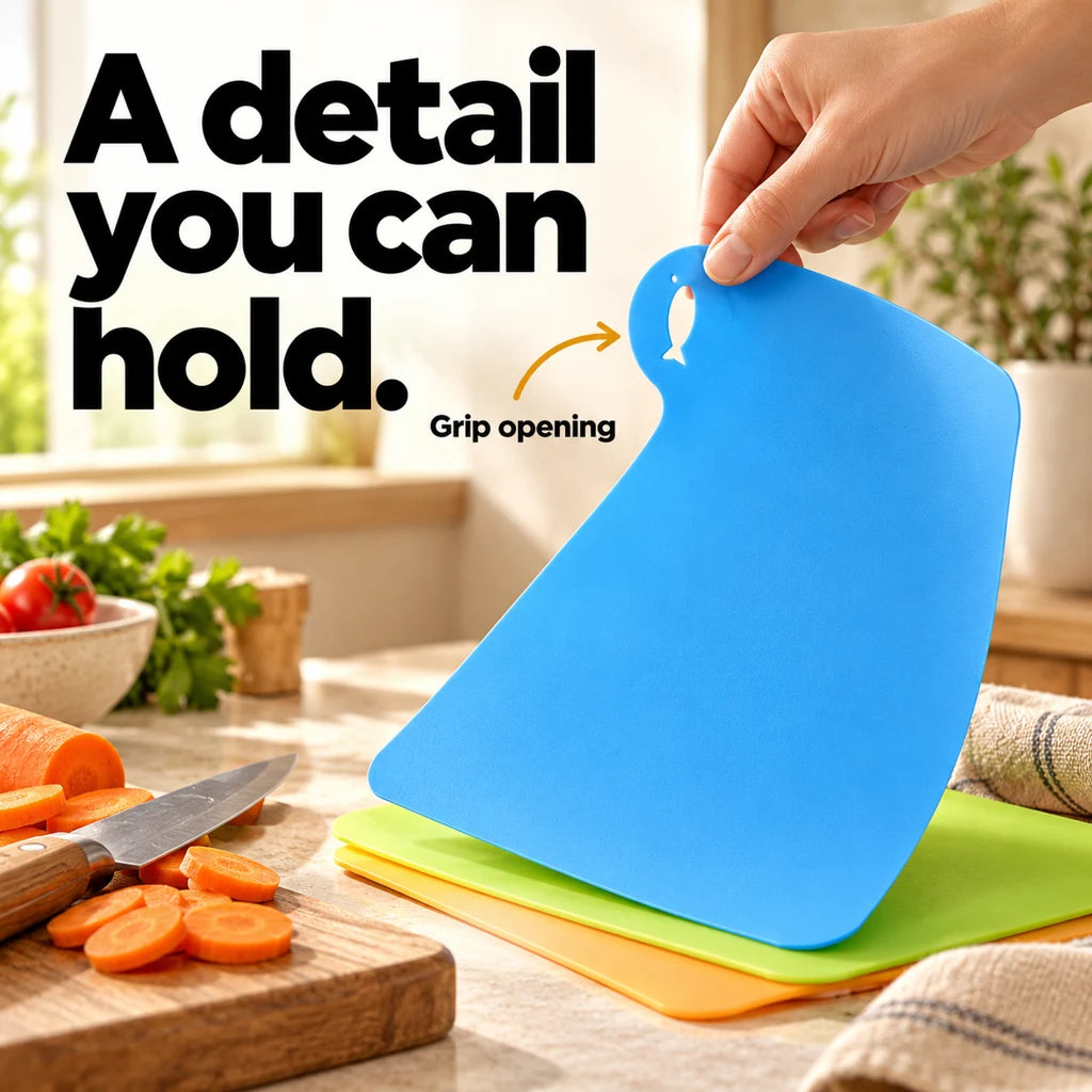 Lightweight Flexible Plastic Cutting Board — view 3