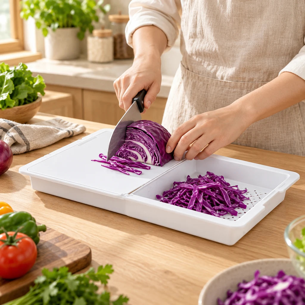 Rotating Plastic Cutting Board — view 5